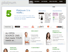 Tablet Screenshot of cmsplatinum.com